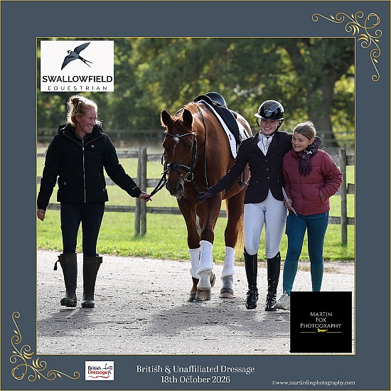 Unaffiliated & British Dressage - 18th October 2026 - Swallowfield Equestrian 