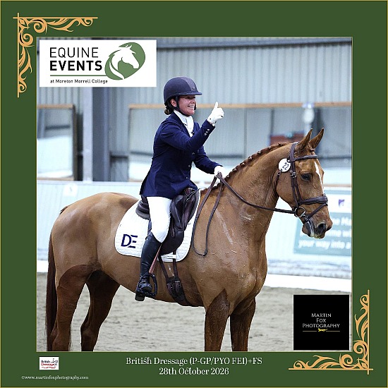 British Dressage (P-GP/PYO FEI)+FS - 28th October 2026 - Moreton Morrell 